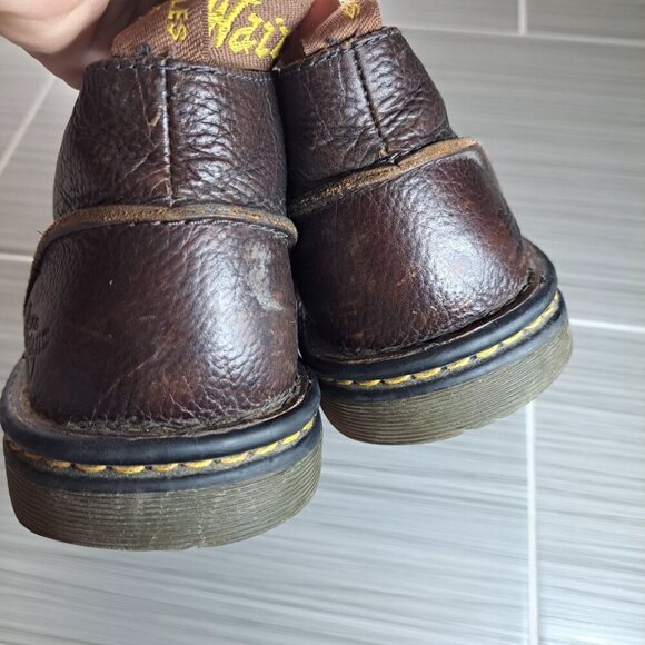 Dr Doc Martens Sussex Men's US 10 Brown Distressed Leather Boots Shoes Chukka - Picture 9 of 12